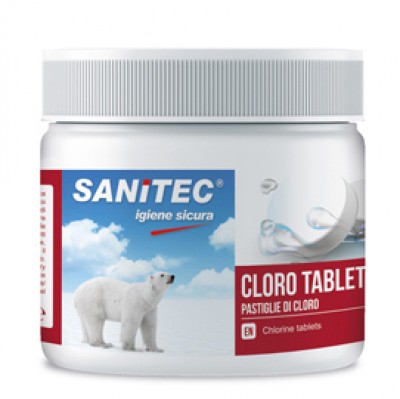 Cloro attivo concentrato Tablet 500gr Sanitec 87646 - 2122 IN ARRIVO