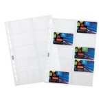 Buste a foratura universale porta cards Favorit - 22x30 cm - trasparente - 100460075 (conf.10) 