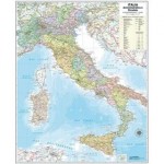  Carta geografica murale Belletti - Italia - 85x67 cm - aste in plastica 