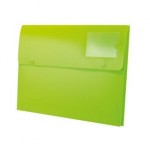 Buste a soffietto con bottone Joy Rexel - A4+ - verde lime - 2104217 (conf.5) 